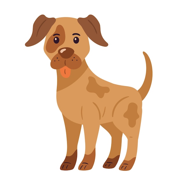 Free Vector small terrier sitting