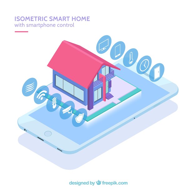 Smart home with smartphone control