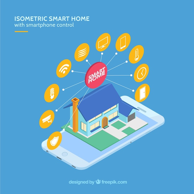 Smart home with smartphone control