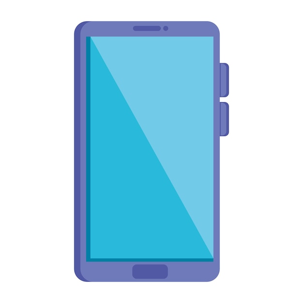 Free Vector smartphone device technology isolated icon