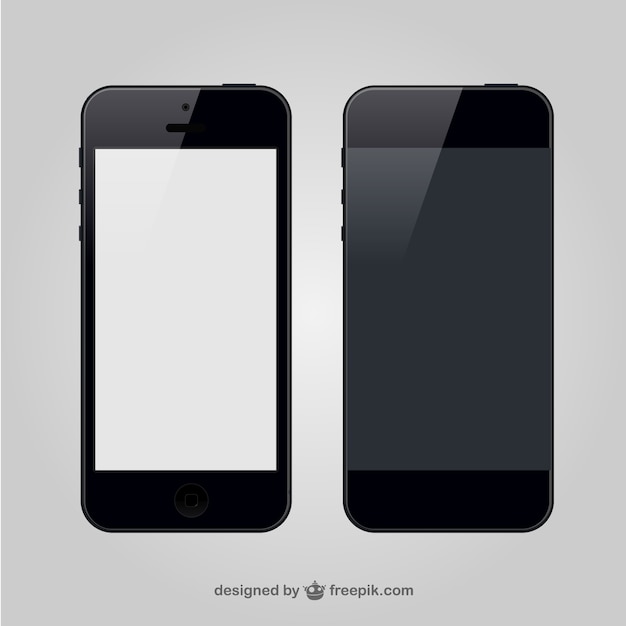 Smartphone front and back