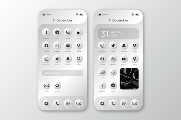 Smartphone home screen