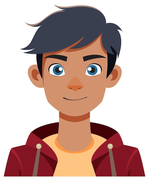 Smiling Young Man Illustration