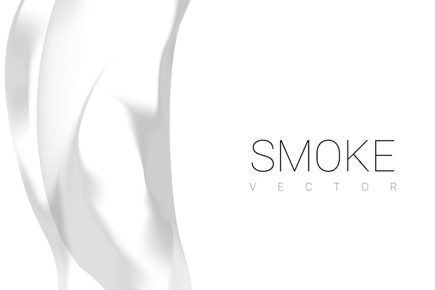 Free Vector smoke on white background