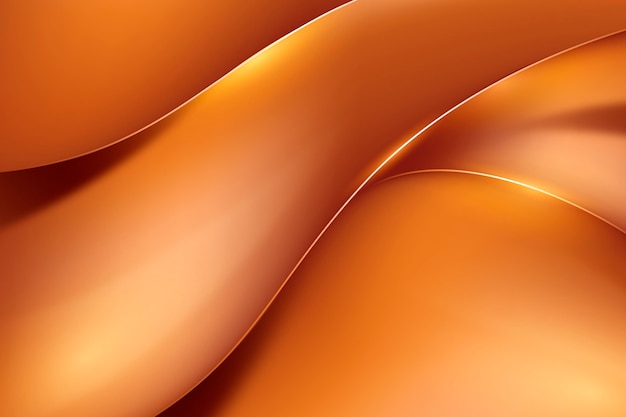 Smooth golden wave background