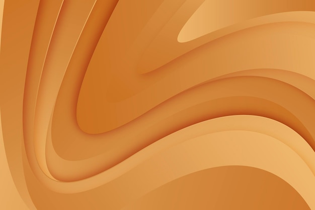 Smooth golden wave background