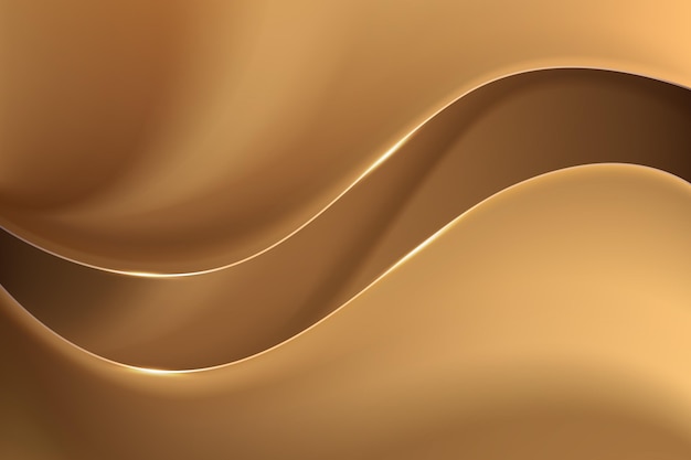 Free Vector smooth golden wave background