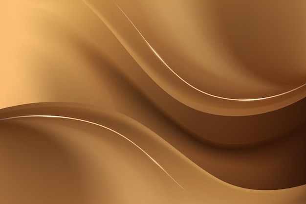 Free Vector smooth golden wave background