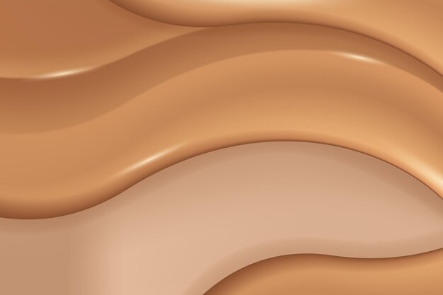 Smooth golden wave background