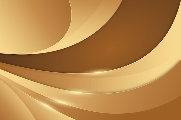 Free Vector smooth golden wave background