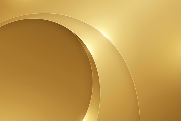 Smooth golden wave background