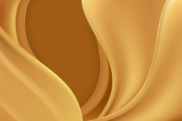 Smooth golden wave wallpaper