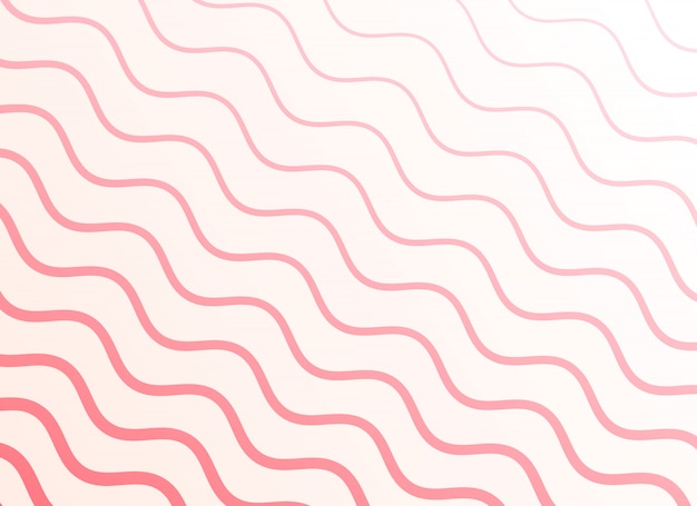 Smooth pink wavy pattern background