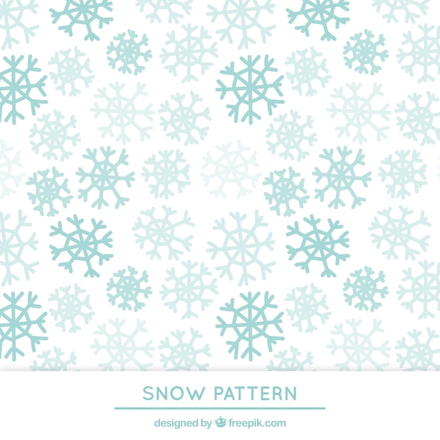 Free vector snow pattern