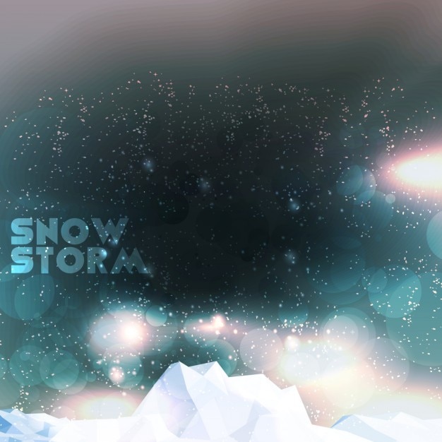 Snow storm background