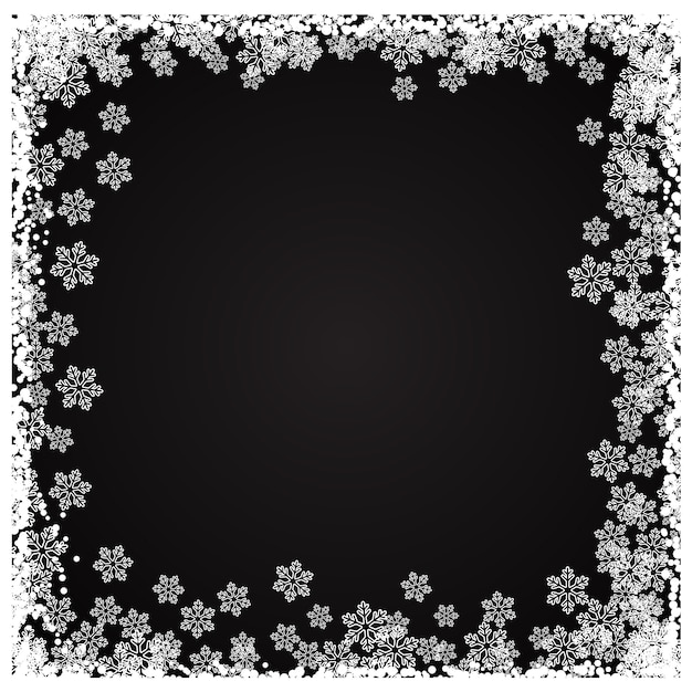 snowflake border