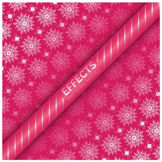 Snowflakes pattern design