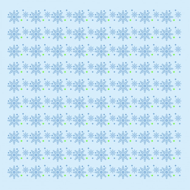 Free vector snowflakes pattern