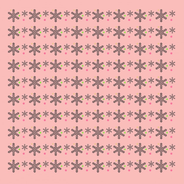 Snowflakes pattern