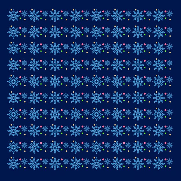 Snowflakes pattern