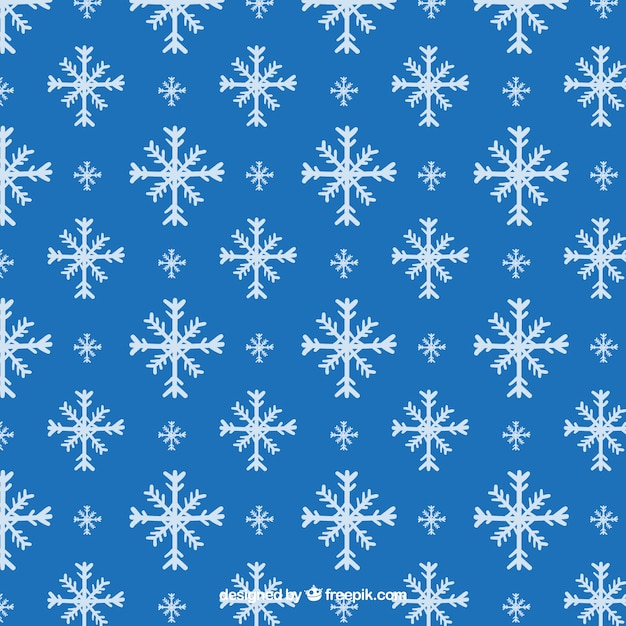 Free vector snowflakes pattern