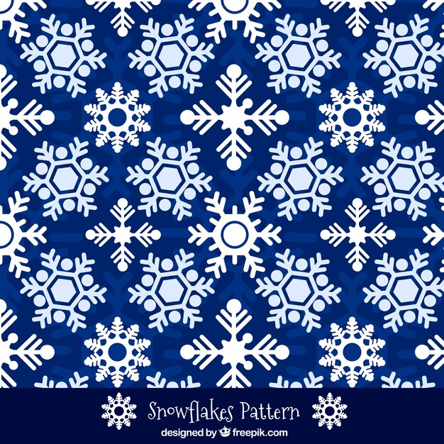 Snowflakes pattern