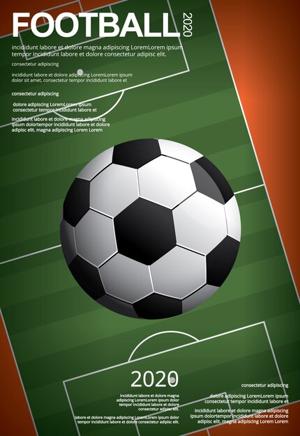 Soccer Football Poster Illustration