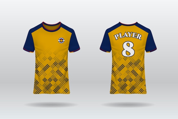 Soccer jersey pattern design