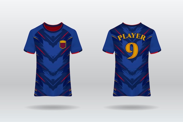 Soccer jersey pattern design