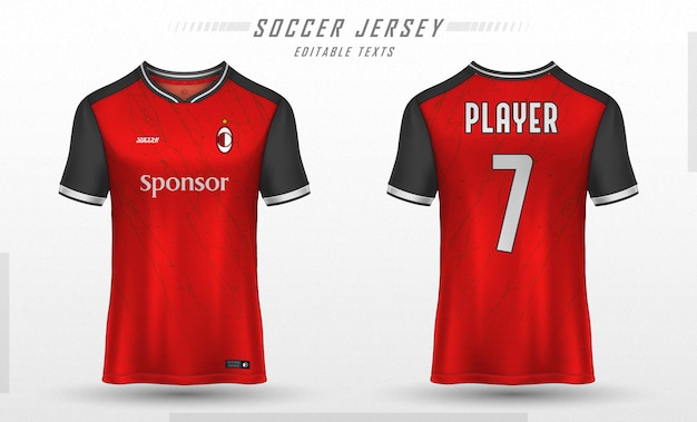 Soccer jersey template sport t shirt design