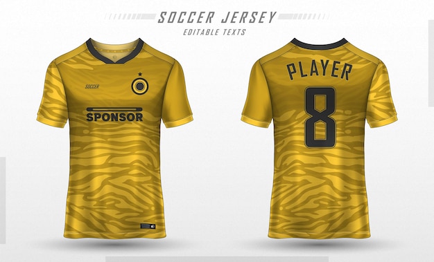 Soccer jersey template sport t-shirt design