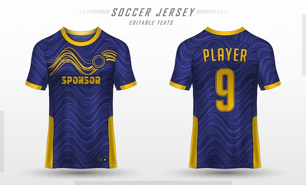 Soccer jersey template sport t shirt design