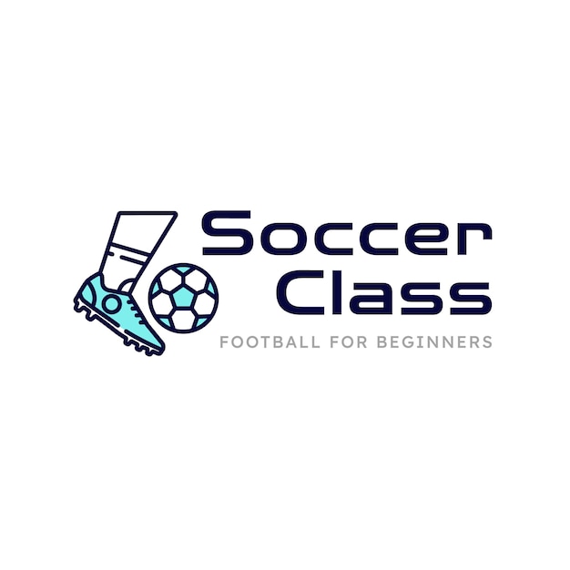 Free Vector soccer logo template