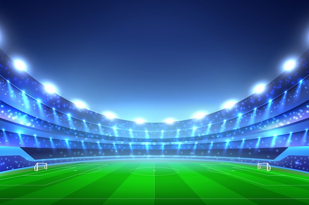 Free Vector soccer stadium  