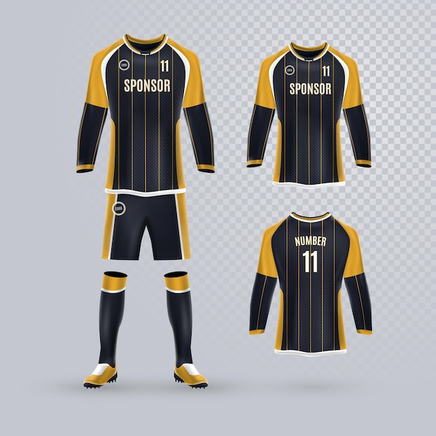 Free Vector soccer uniform