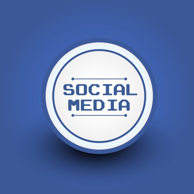 Social media badge