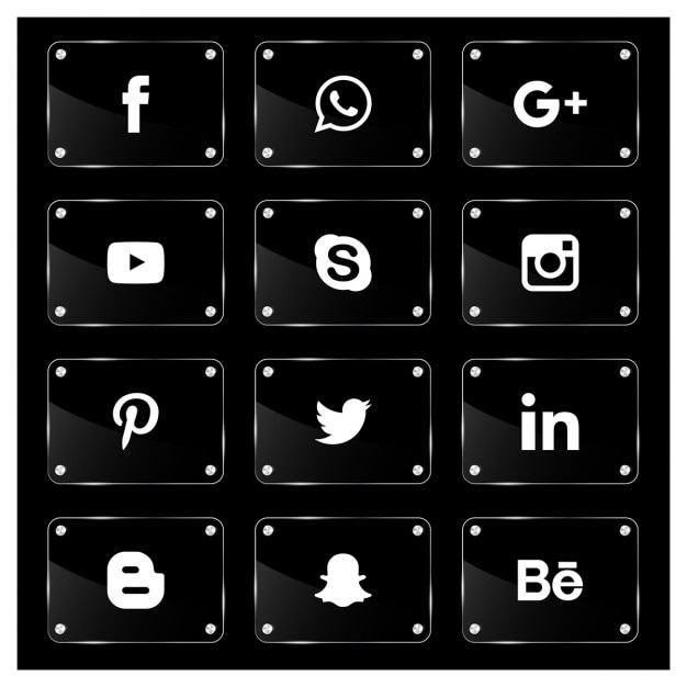 Free vector social media icons