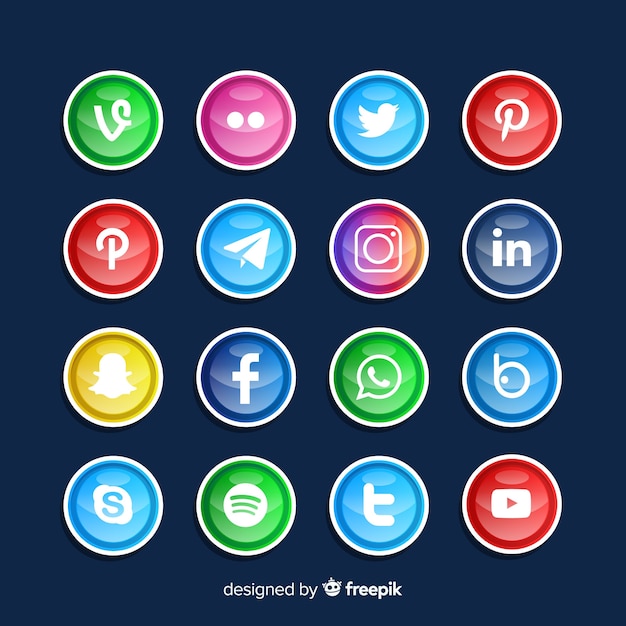 Social media logo collection