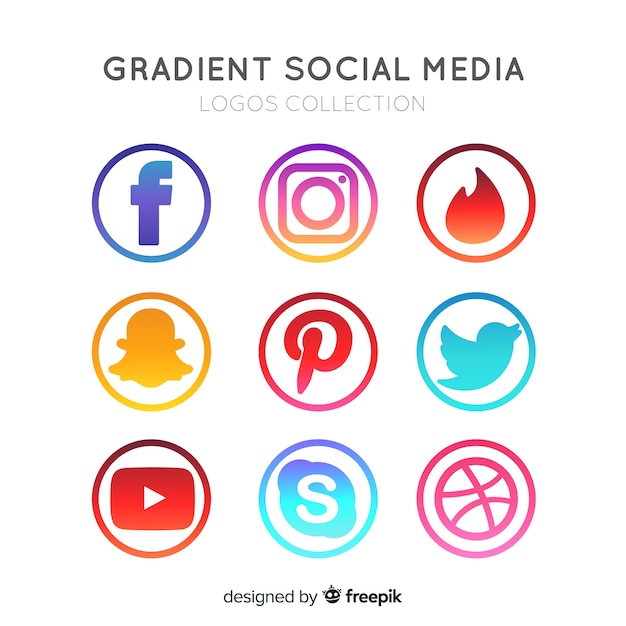 Social media logo collection