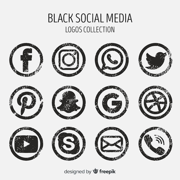 Social media logo collection