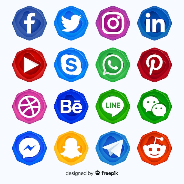 Social media logo collection