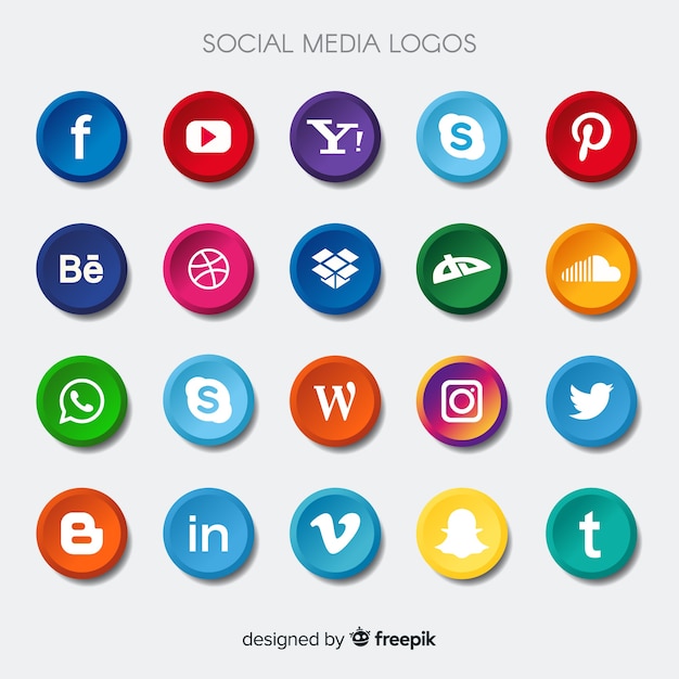 Social media logo collection