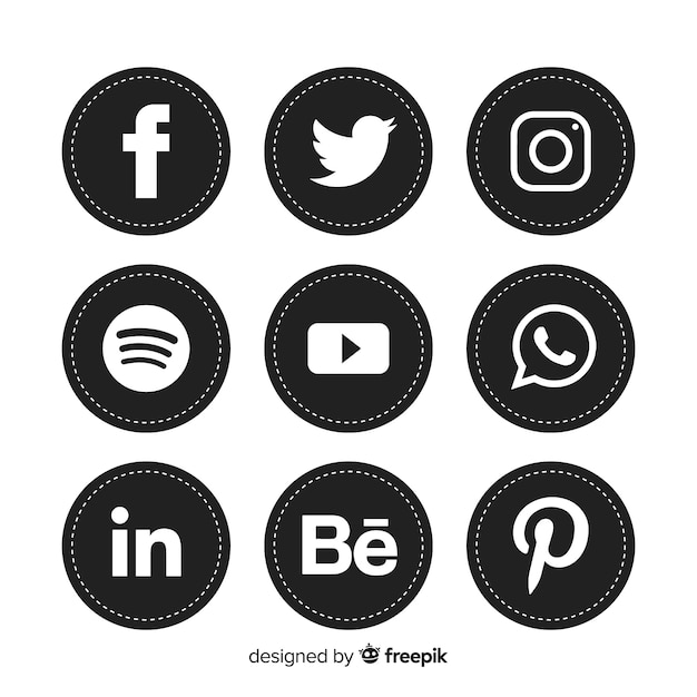 Social media logo collection