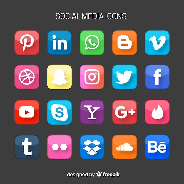 Social media logo collection