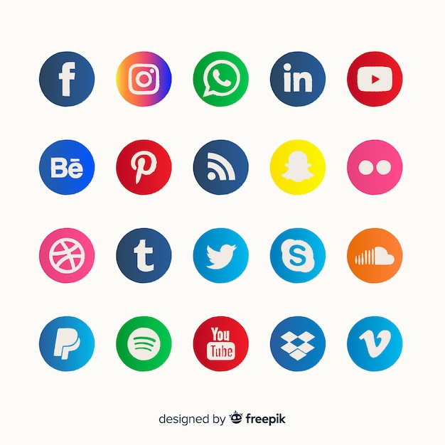 Social media logo collection