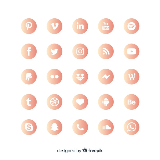 Social media logo collection