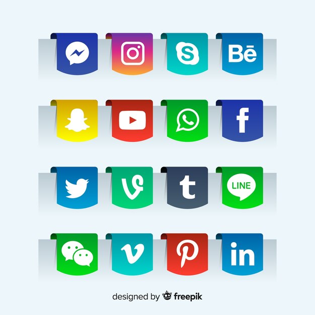 Social media logo collection