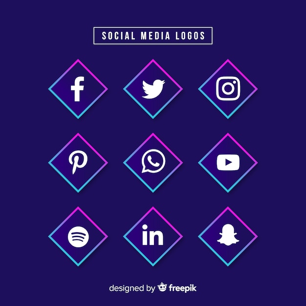 Social media logo collection