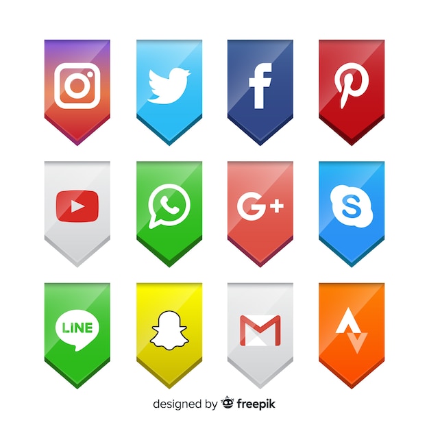 Social media logo collection