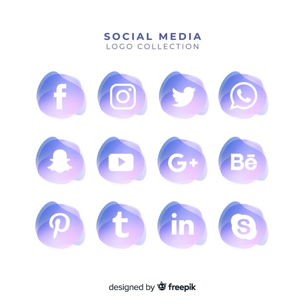 Social media logo collection